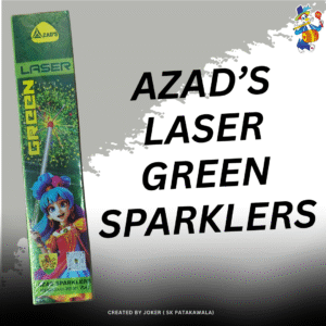 AZAD’S LASER GREEN SPARKLERS 15 NO