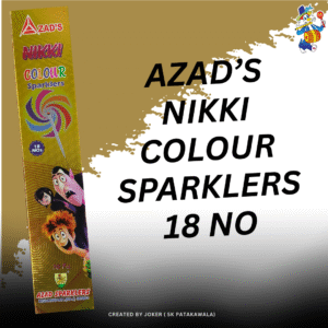 AZAD’S NIKKI COLOUR SPARKLERS 18 NO
