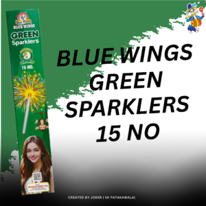 15 CM GREEN SPARKLERS